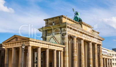 Brandenburger Tor in Berlin HDR