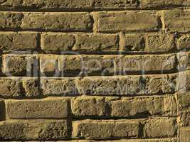 Red brick wall background sepia