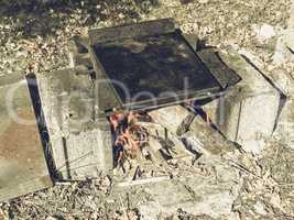 Barbecue vintage desaturated