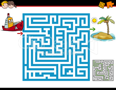 maze activity for children