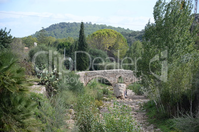 Römerbrücke in Pollenca, Mallorca