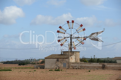 Windrad bei Sa Pobla, Mallorca