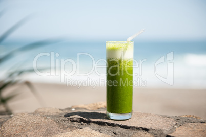 Healthy tropical juice drink