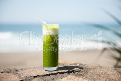 Healthy tropical juice drink