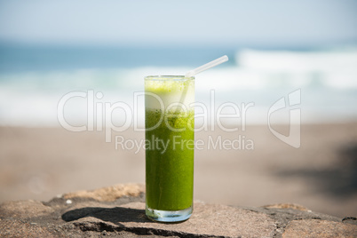 Healthy tropical juice drink