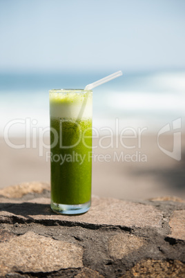 Healthy tropical juice drink