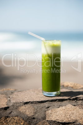 Healthy tropical juice drink