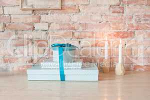 Presents on table