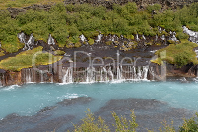 Hraunfossar, Island