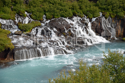 Hraunfossar, Island