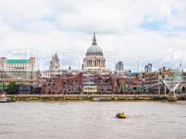 River Thames in London HDR