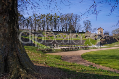 Autun Roemisches Theater  - Autun in France, the roman theatre