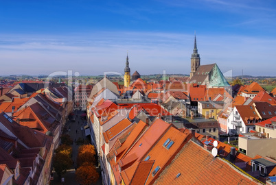 Bautzen in der Oberlausitz Stadtansicht - townscape Bautzen in Upper Lusatia