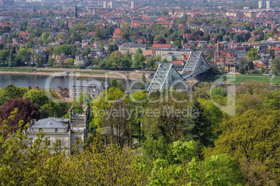 Dresden Blaues Wunder - Dresden Blue Wonder  bridge