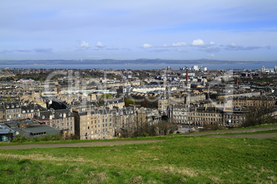 View over Edinburgh, Scotland