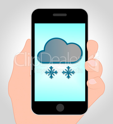 Snow Forecast Online Means Bad Weather And Internet