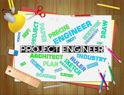 Project Engineering Indicates Mechanics Career And Plan