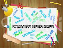 Drawing Tutorials Shows Education Studying And Learning