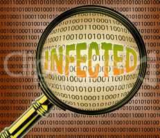 Infected Data Means Magnify Computers And Files