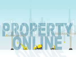 Property Online Indicates Real Estate And House