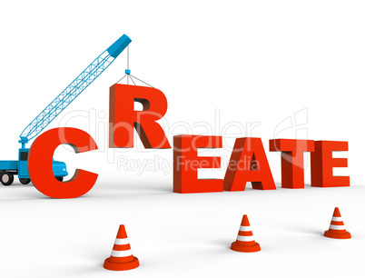 Create Crane Shows Construction Make And Building