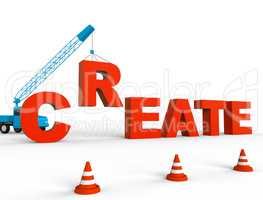 Create Crane Shows Construction Make And Building