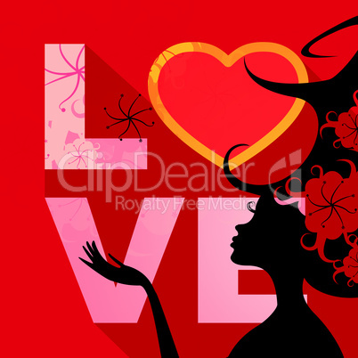Love Word Indicates Compassion Dating And Passion