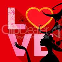 Love Word Indicates Compassion Dating And Passion