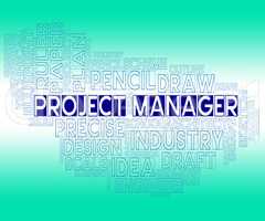 Project Manager Means Plan Venture And Bosses