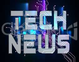 Tech News Shows Social Media And Electronics