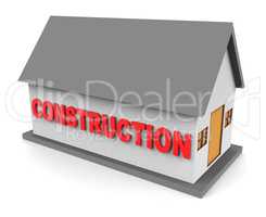 House Construction Means Real Estate And Apartment 3d Rendering