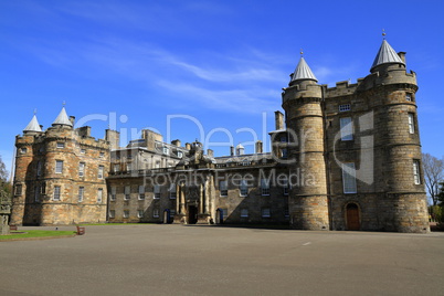 Holyrood Palace in Edinburgh, Scotland