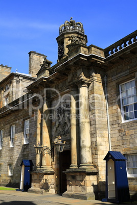 Holyrood Palace in Edinburgh, Scotland