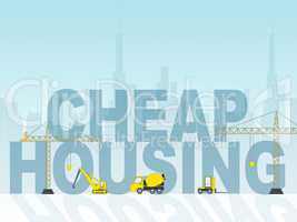 Cheap Housing Indicates Low Cost And Apartment