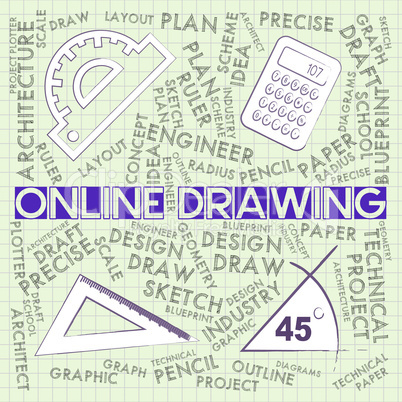 Online Drawing Shows Web Site And Creative