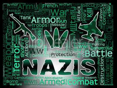 Nazis Words Shows National Socialism And Nazi Germany