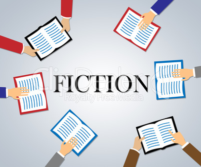 Fiction Books Represents Creative Writing And Education