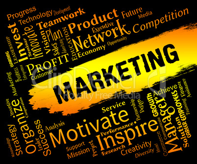Marketing Words Indicates Sem E-Marketing And Promotion