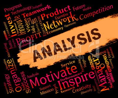 Analysis Words Indicates Data Analytics And Analyse