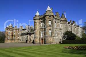 Holyrood Palace in Edinburgh, Scotland