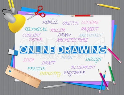 Online Drawing Shows Web Site And Creative