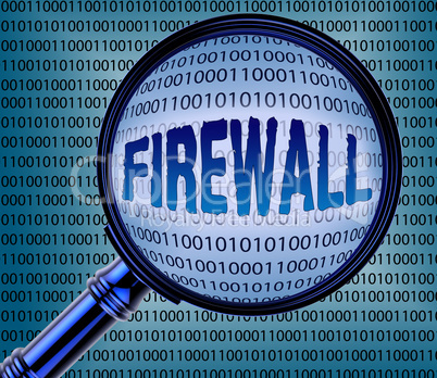 Computer Firewall Indicates No Access And Bytes