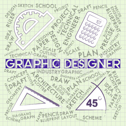 Graphic Designer Shows Hire Professional And Illustrative