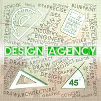 Design Agency Represents Designing Business And Agent