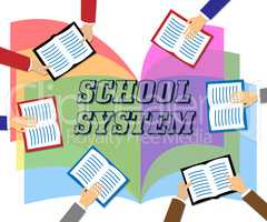 School System Represents Systems Books And College