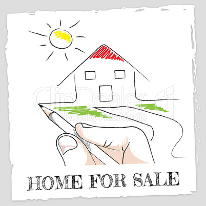 Home For Sale Shows Buy Household And Houses