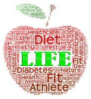 Life Apple Indicates Live Interests And Health