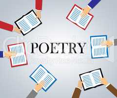 Poetry Books Shows Rhyme Information And Study