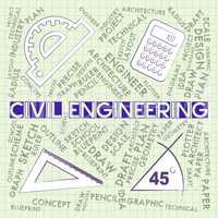 Civil Engineering Shows Career Employee And Professional