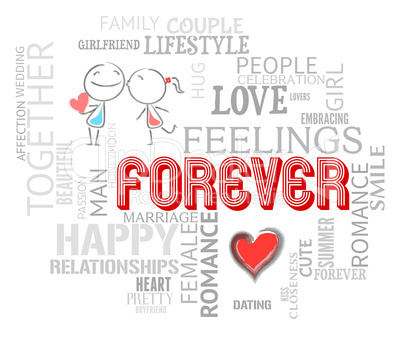 Forever Words Indicates Find Love And Always